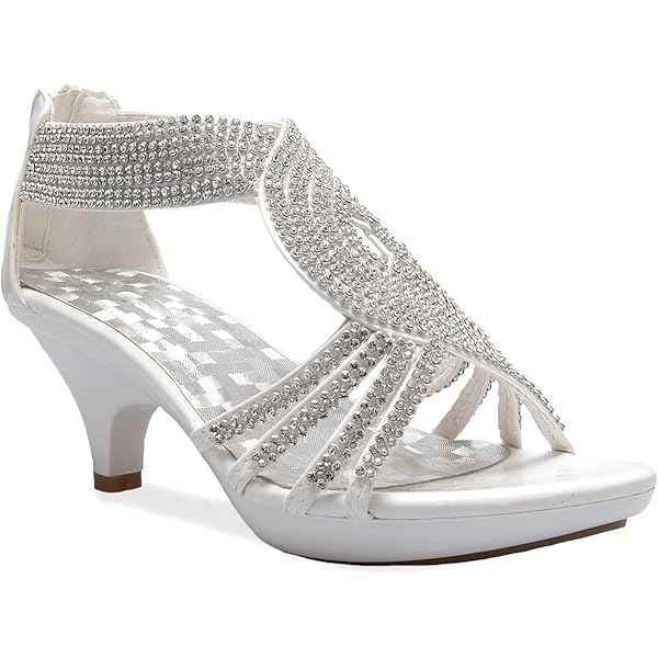 Amazon.com | Enzo Romeo Lime03N Womens Open Toe Mid Heel